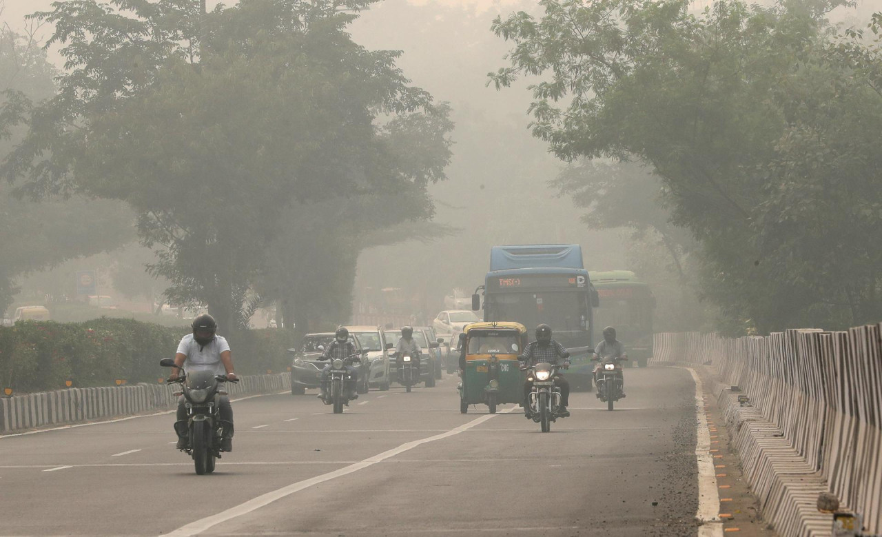 Nueva Delhi se encuentra en las 10 ciudades con el aire más contaminado del mundo. Foto: EFE.