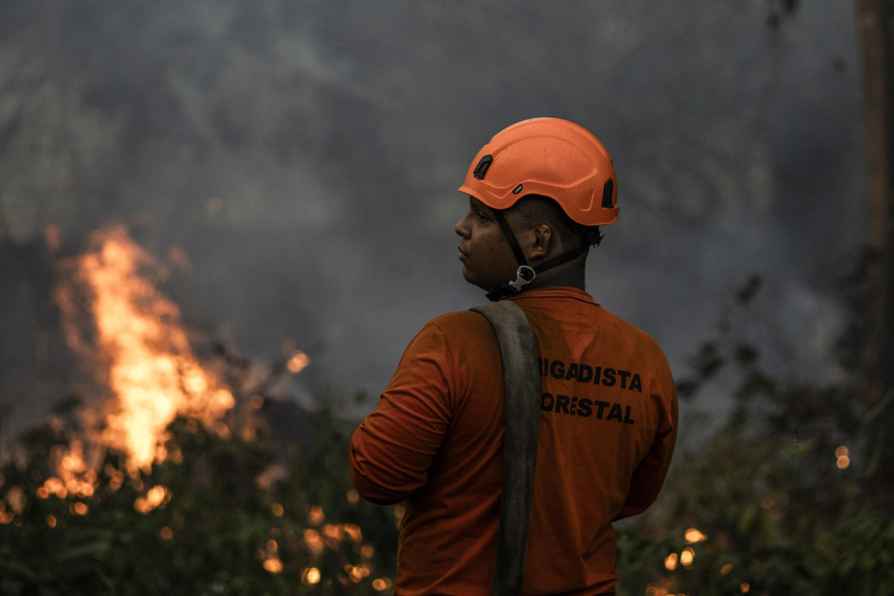 Incendios forestales en Brasil. Foto: EFE